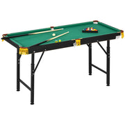 Tavolo da biliardo pieghevole ¨C zephmum ¨C Verde, Legno, 120x60x90 cm