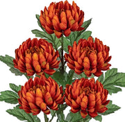 Bouquet di fiori artificiali - decorazione per vaso - 5 pezzi - 58 cm