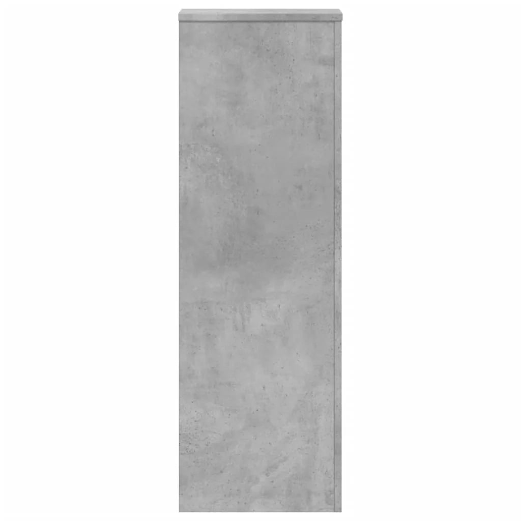 Portavasi mobiletto portafiori 33 x 33 x 100 cm legno ingegnerizzato grigio 02_0045144