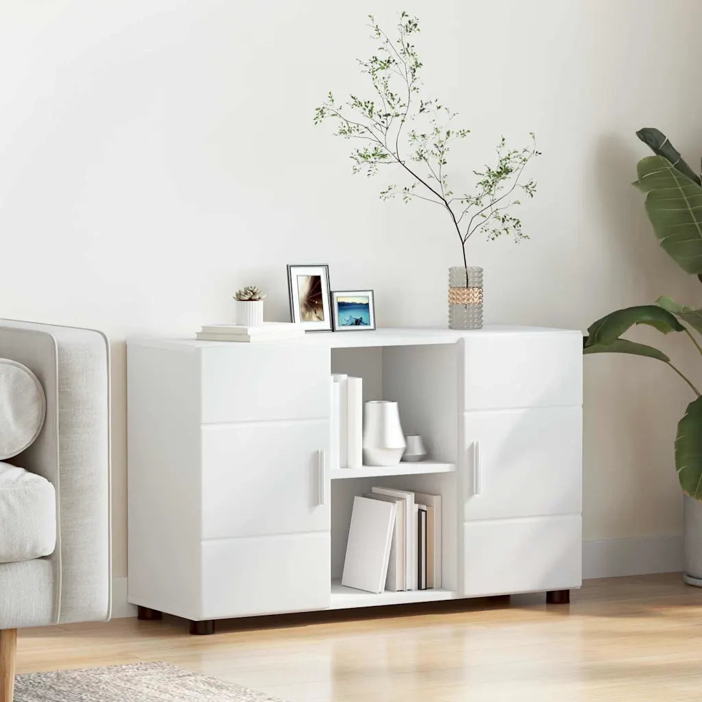 Credenza FLORIN Bianco 88,5 x 30,5 x 55,5 cm Legno multistrato 880291