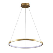 Lampadario LED ad anello oro Ø50cm 20W 4000K Polux LEA