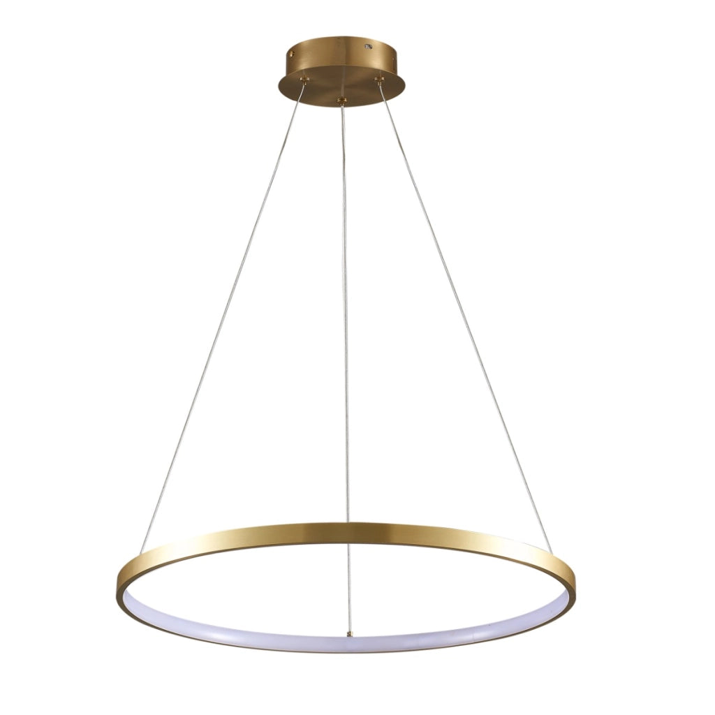 Lampadario LED ad anello oro Ø50cm 20W 4000K Polux LEA