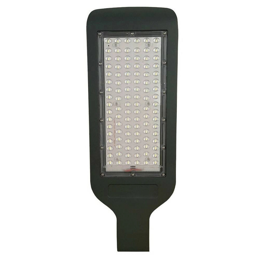 Trade Shop - Lampione Stradale Faro 120 W 100 Led Luce Bianca 6500k Alimentazione 220v -