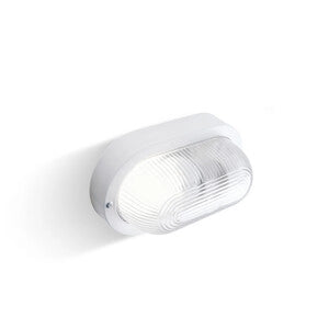PLAFONIERA OVALE BIANCO- 1,0 pz
