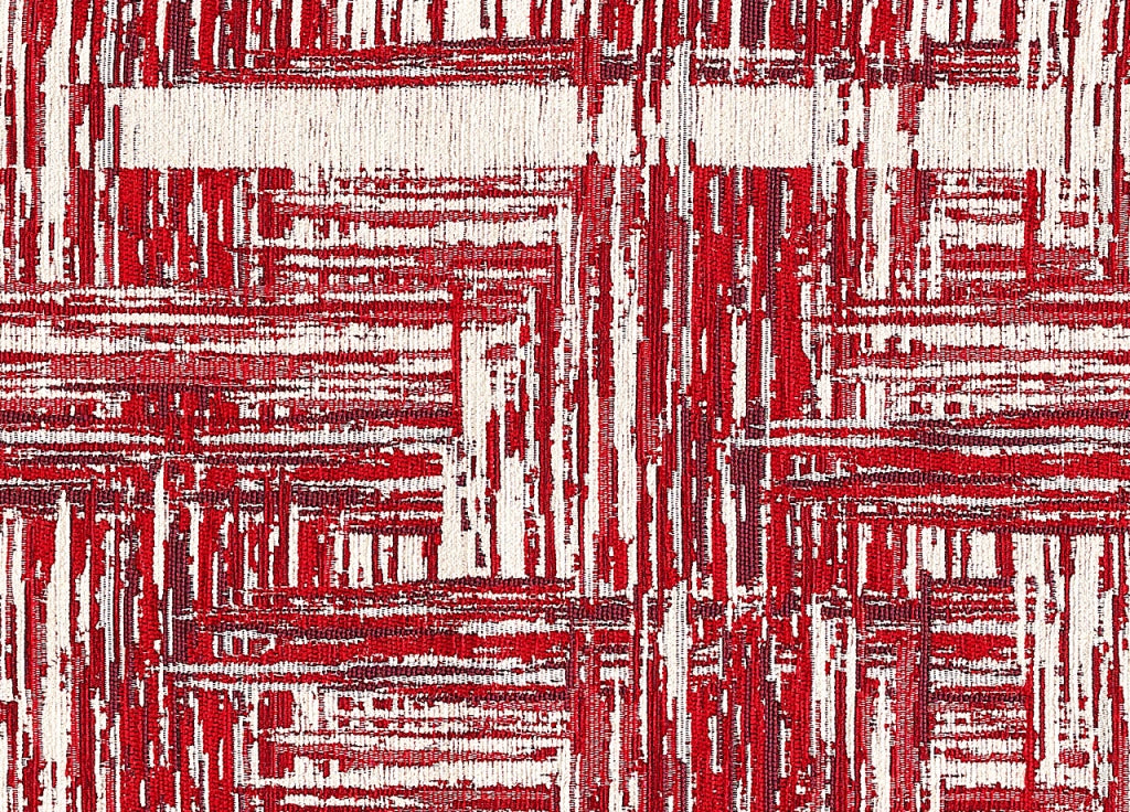 Tappeto Arredo Salotto Antiscivolo Scendiletto Camera Dis. Bangkok By Suardi - 115x175 - Rosso