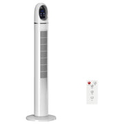 Ventilatore a Torre con Telecomando 3 Velocit¨¤ 3 Modalit¨¤ Timer 24H Oscillazione 70¡ã Display LED ¨C zephmum ¨C Bianco