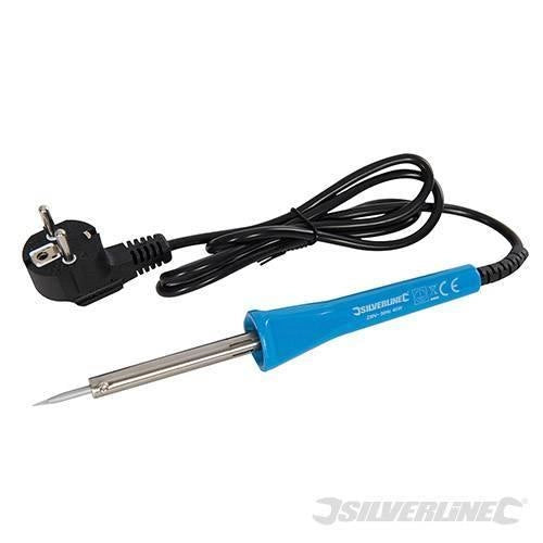 Saldatore per lavori elettrici automobilistici brasatura potenza 40W Silverline
