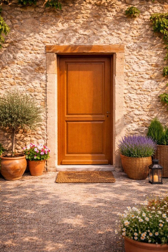 Porta d'ingresso in legno Exo modello 'Eyden' 215X90 Pannello di spinta sinistro senza maniglia