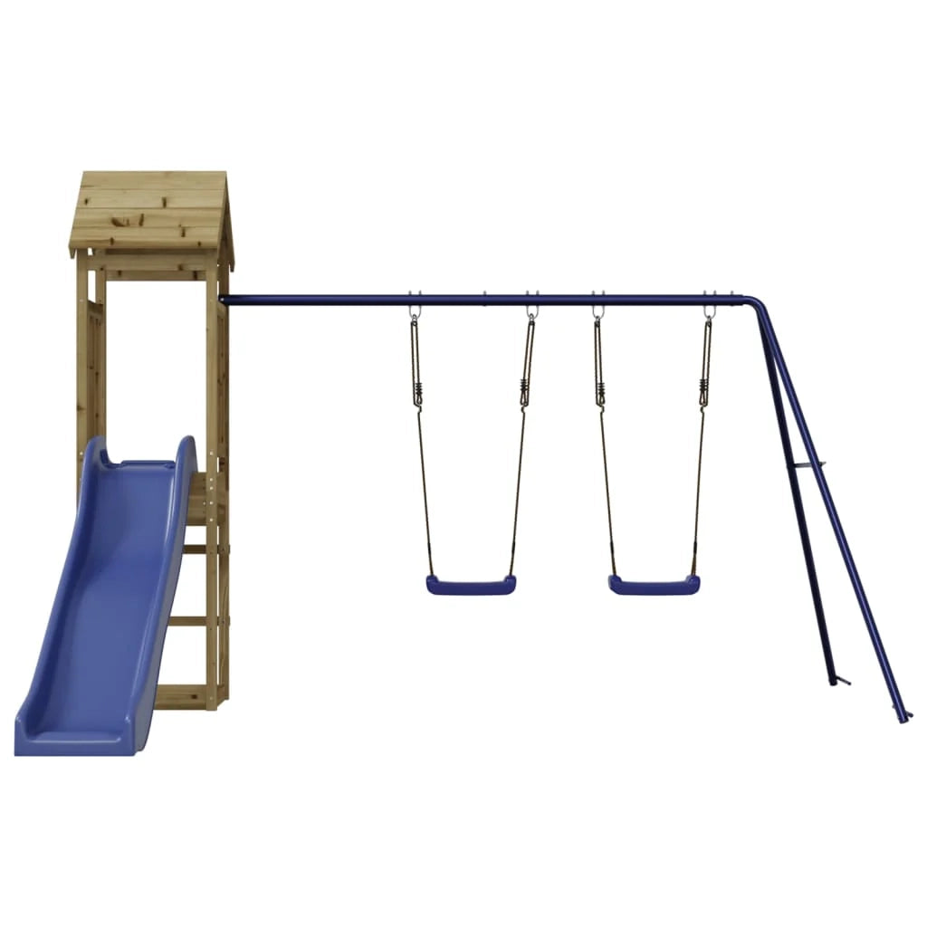 Area giochi da esterno 255 x 160 x 162 cm legno di pino impregnato 02_0004631