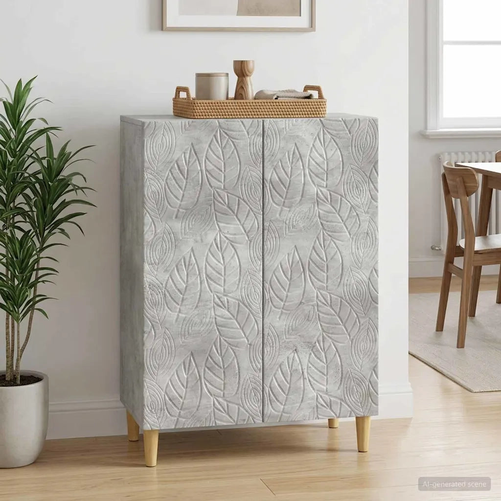 Credenza Grigio Cemento 66 x 34,5 x 90 cm Legno ingegnerizzato 895048