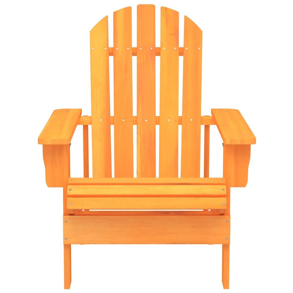 Sedia da Giardino Adirondack Legno Massello di Abete Arancione cod mxl 18456