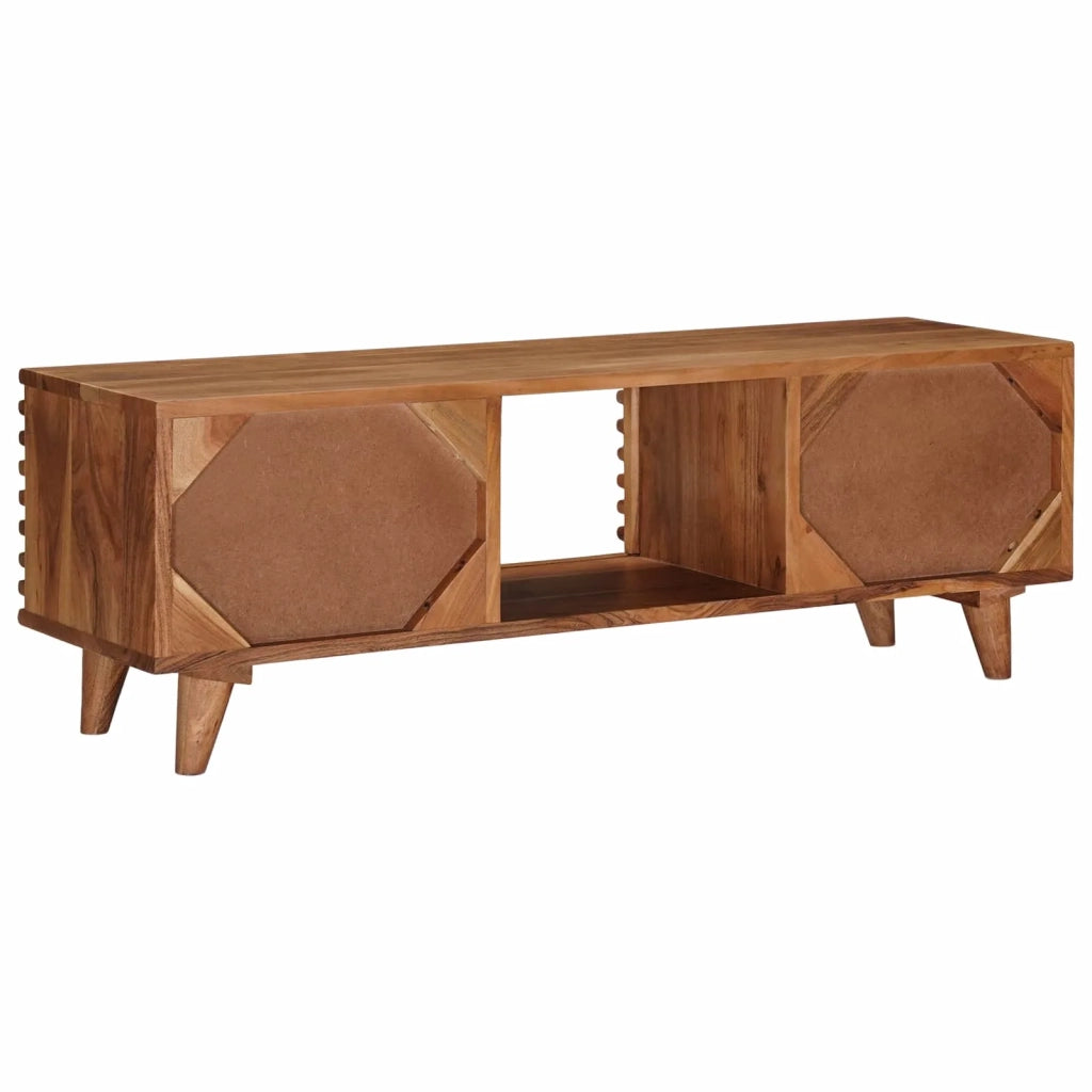 Mobile TV con archiviazione con porta Naturale 105 x 30 x 35 cm