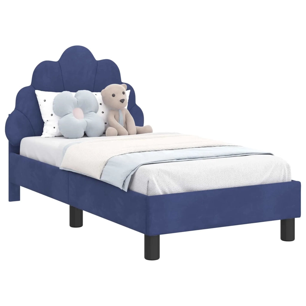 Struttura letto per bambini con testata Blu Polizia 70 x 140 cm 42011140