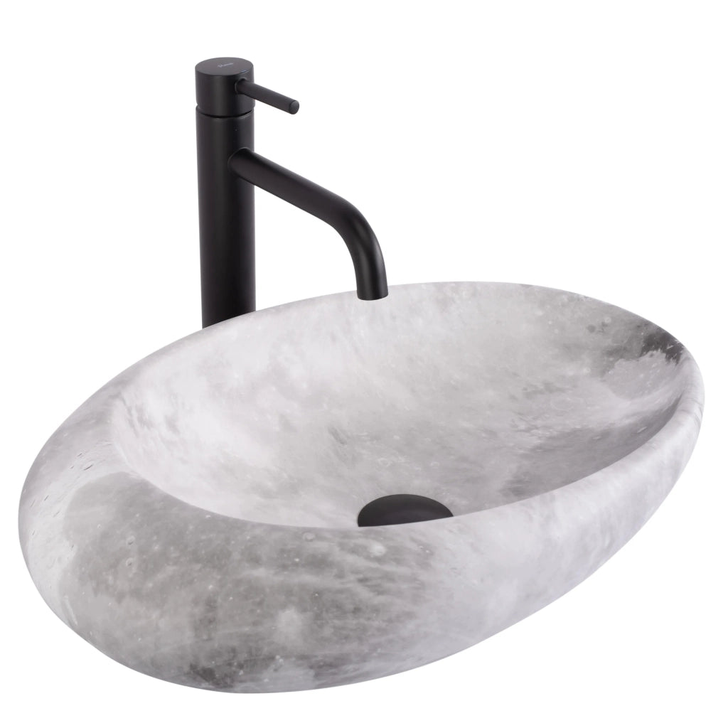 Lavabo Da Appoggio Rea Roxy C Stone L. Grey