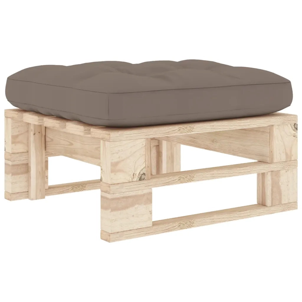 Ottomana da Giardino Pallet in Legno di Pino Impregnato CFW3779560