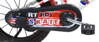Bicicletta per Bambino 14" 2 Freni  Rt-Boy Skate Bianca