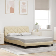 Giroletto senza Materasso Crema 140x200 cm in Tessuto 3310606