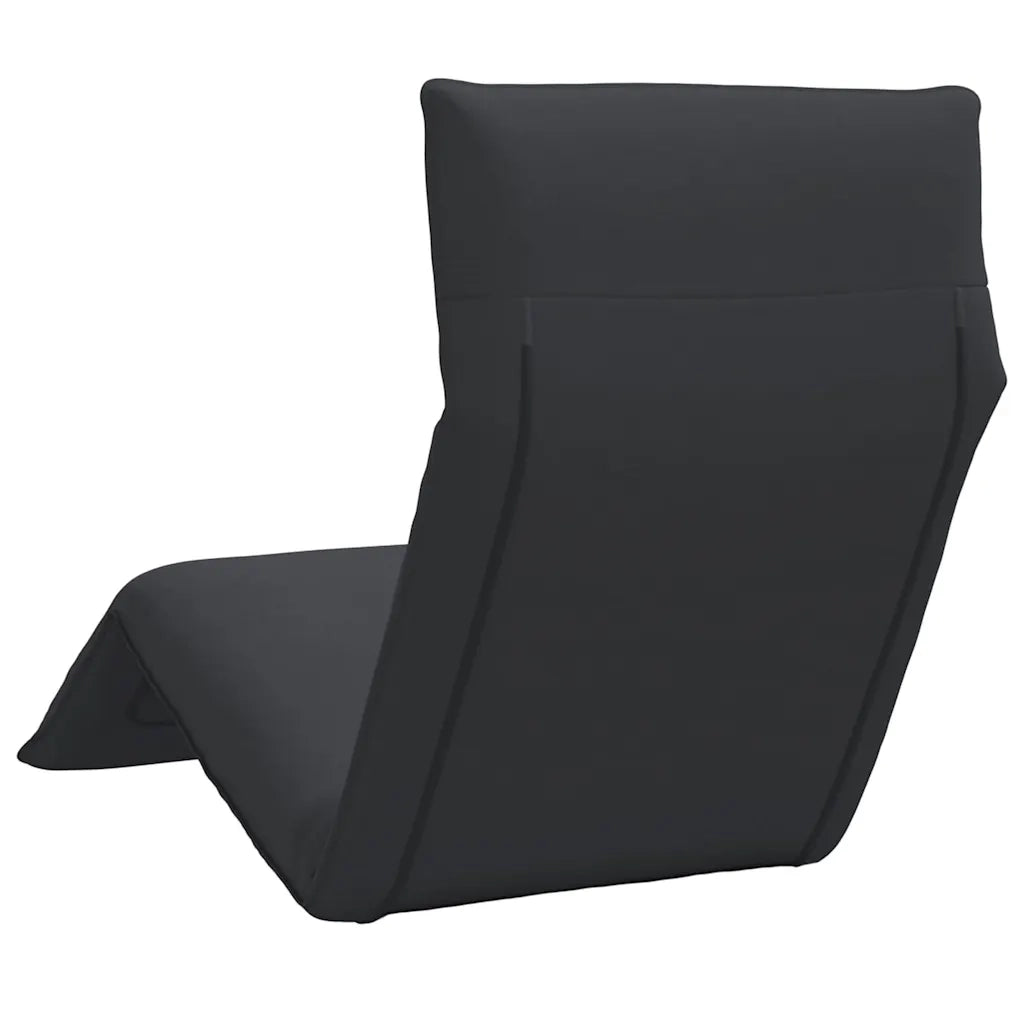Lettino Pieghevole Nero 175x54x8,5 cm in Tessuto Oxford