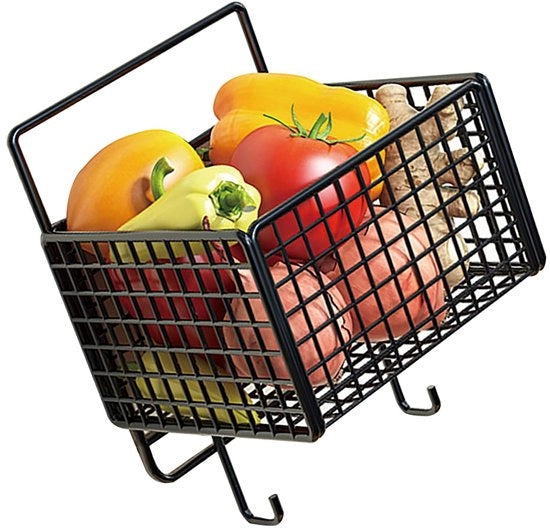 Raccoglitore da Parete per Cucina - Raccoglitore Metallico per Spazio - Capacità di Magazzino Grande - Sostenibile - Risparmio di Spazio - Raccoglitore per Cucina da Parete
