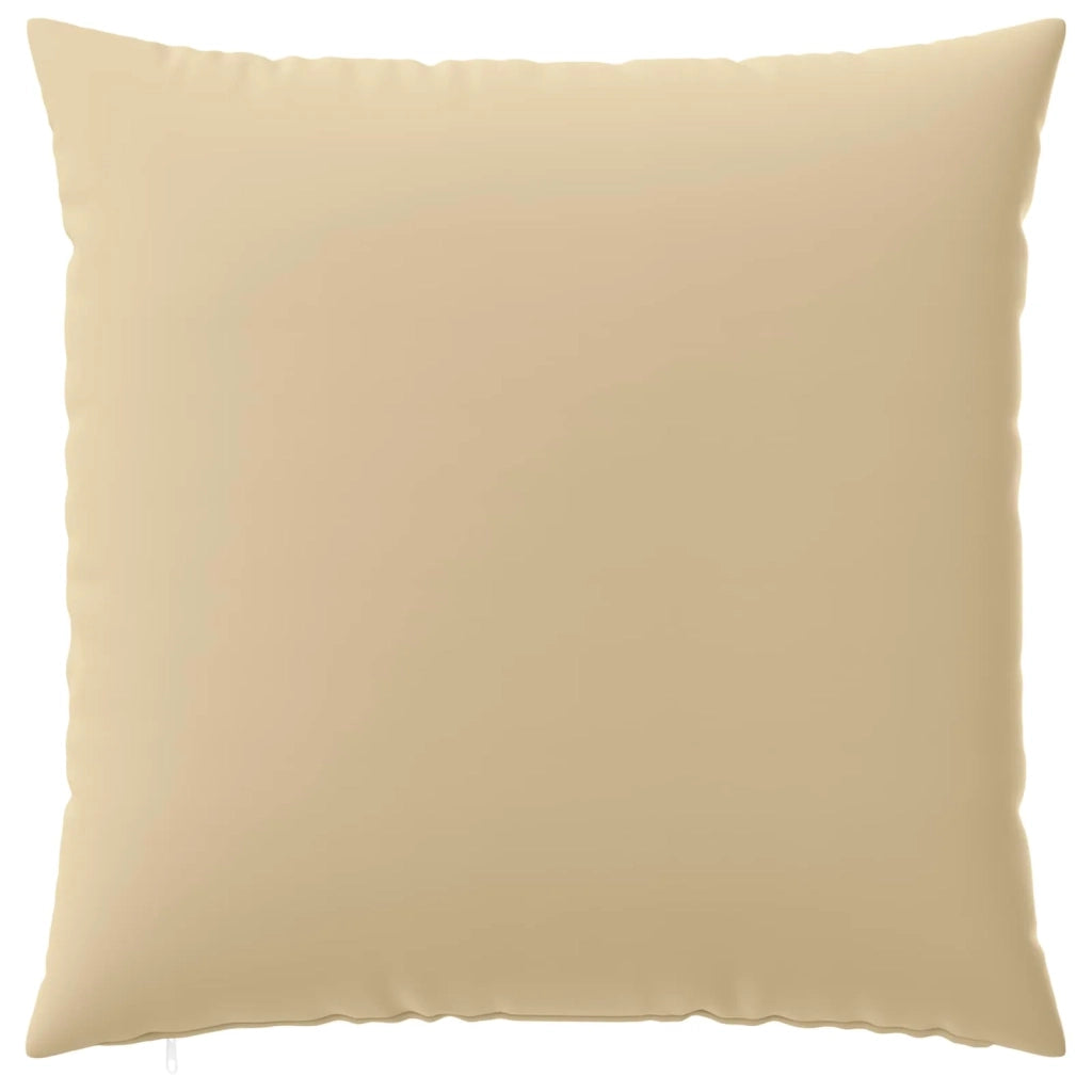 Federa 6 pcs HEERLEN Beige 80 x 80 cm Poliestere 913654