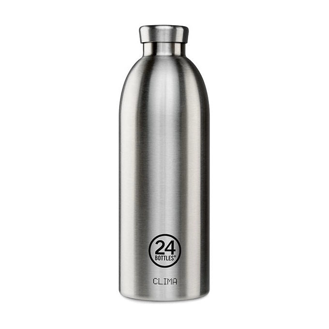 24Bottles 8051513921629 Clima Borraccia 0 85 l Acciaio inossidabile 18-8 Tenuta caldo freddo 12 24 ore Senza BPA colore Acciaio spazzolato