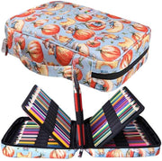 Etui Grande XXL con 220 contenitori per pennarelli, astuccio impermeabile per matite a olio, pennelli e gomme per pennarelli, regalo per studenti e artisti - Pompoen