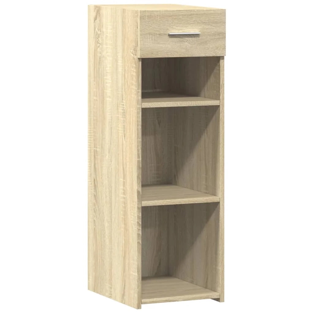 Buffet credenza cassettiera mobiletto mobile contenitore organizer cucina soggiorno rovere Sonoma 30 x 42,5 x 93 cm legno ingegnerizzato marrone 02_0031505