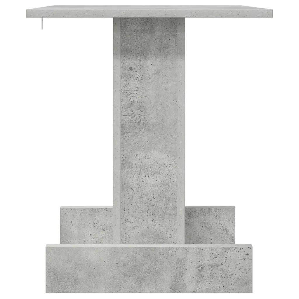 Tavolino Grigio cemento 44,5 x 45 x 55 cm Legno multistrato