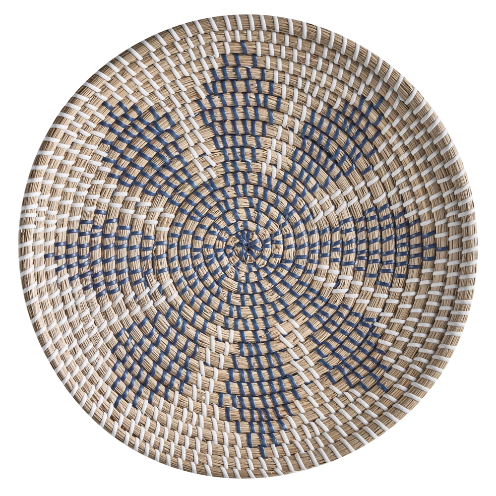 Set di 5 decorazioni da muro in alghe naturali fatte a mano con decorazioni da parete in stile africano