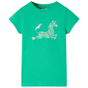 Maglietta da Bambina Verde 140cod mxl 85215
