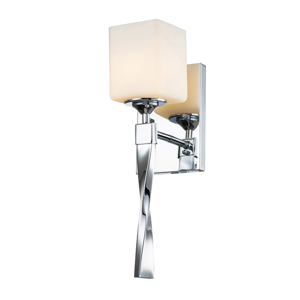 Applique bagno Marette cromo vetro opale 1xG9 3W IP44 Kichler