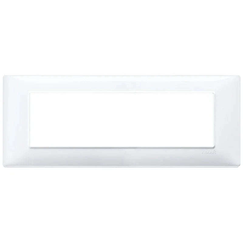 Vimar Plana Placca 7 Moduli Bianco 14657.01 - Design Elegante e Funzionalità Superiore