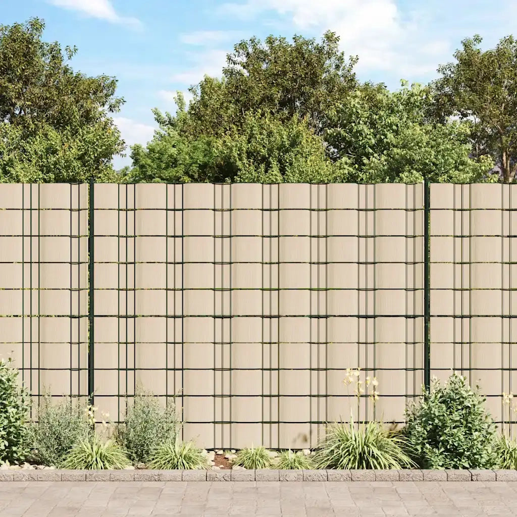 Recinzione Frangivento da Giardino | Recinzione da cortile PVC 70x0,19 m Crema