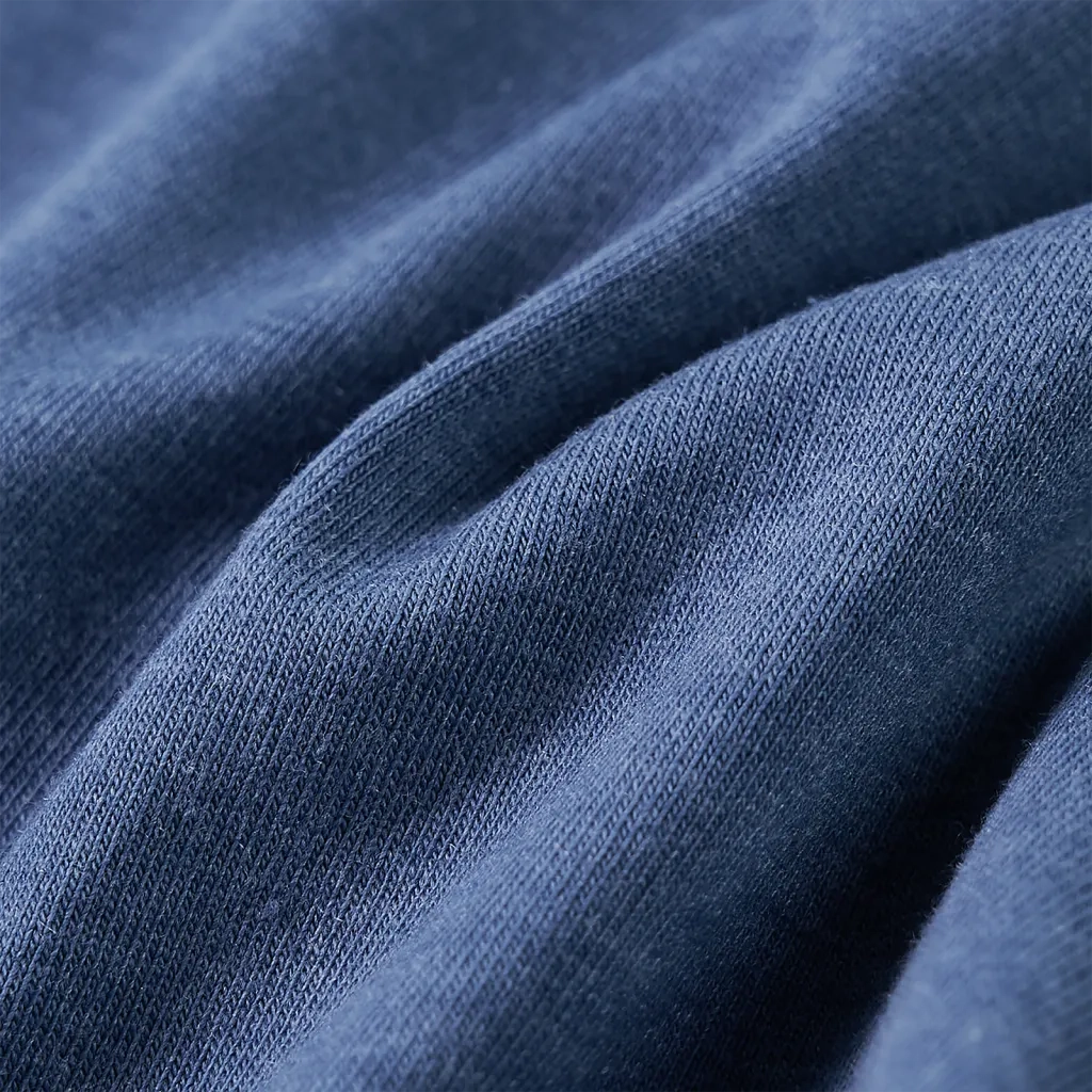 Maglietta Bambino a Maniche Lunghe Blu Mélange 140 12993