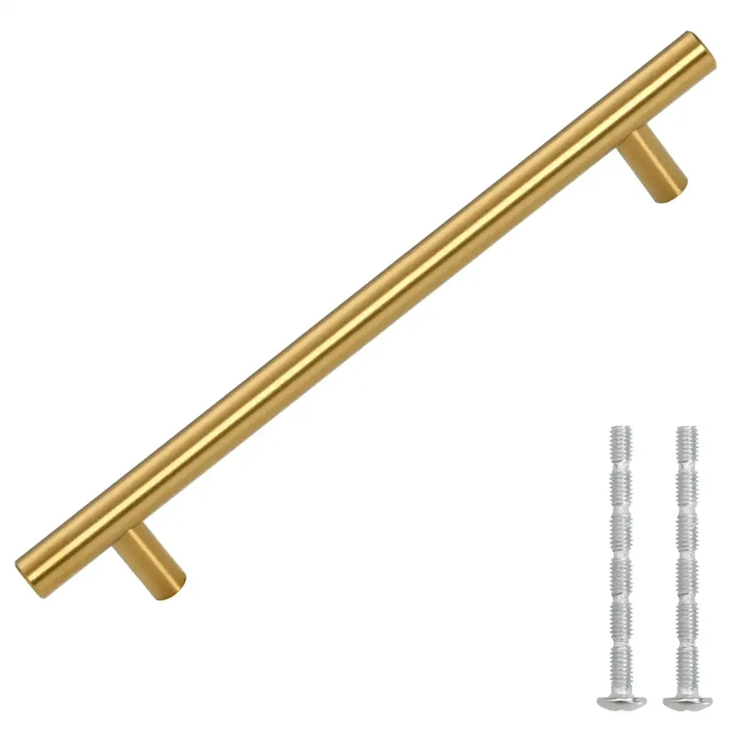 Maniglie per Mobili 10pz Oro 160mm in Acciaio Inoxcod mxl 132914
