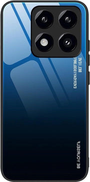 Hoesje premium schokbestendig con silicone TPU per iPhone con protezione 9H anti-kras e colori variabili blu