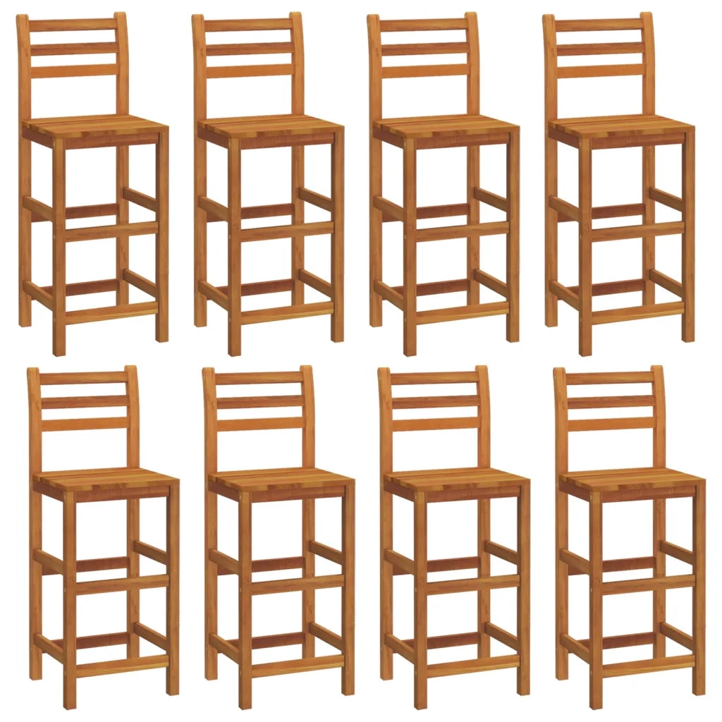 Set da Bar per Giardino 9 pz in Legno Massello di Acacia 3116025