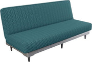 Futon Jacquard - Protezione per Divano - 1 pezzo - Blu Pappagallo - Materiale Sovraccosto morbido