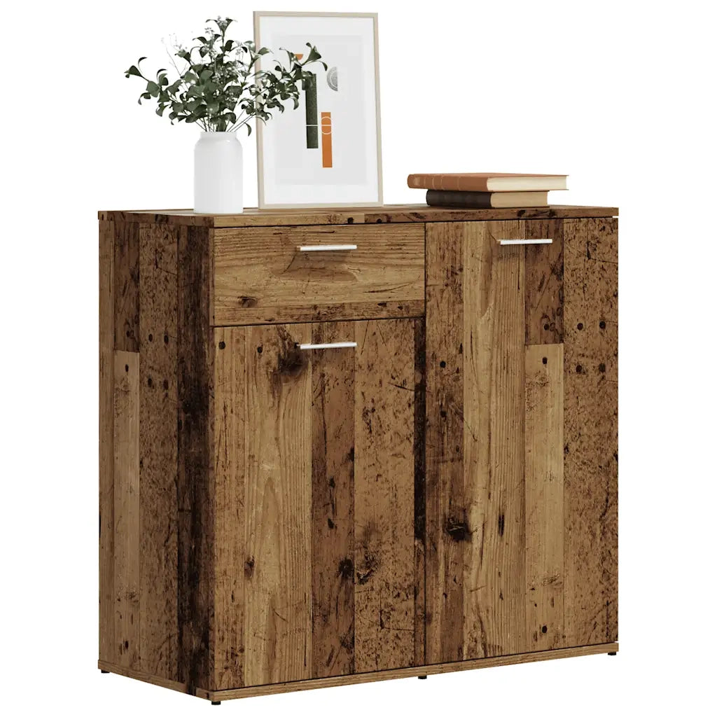 Credenza Legno Antico 80x36x75 cm in Truciolato