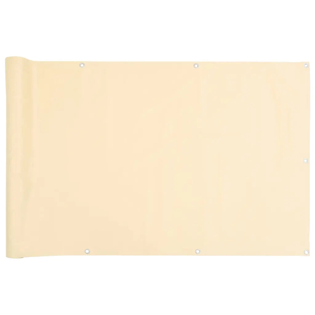 Paravento da Balcone Crema 800x120 cm in PVC