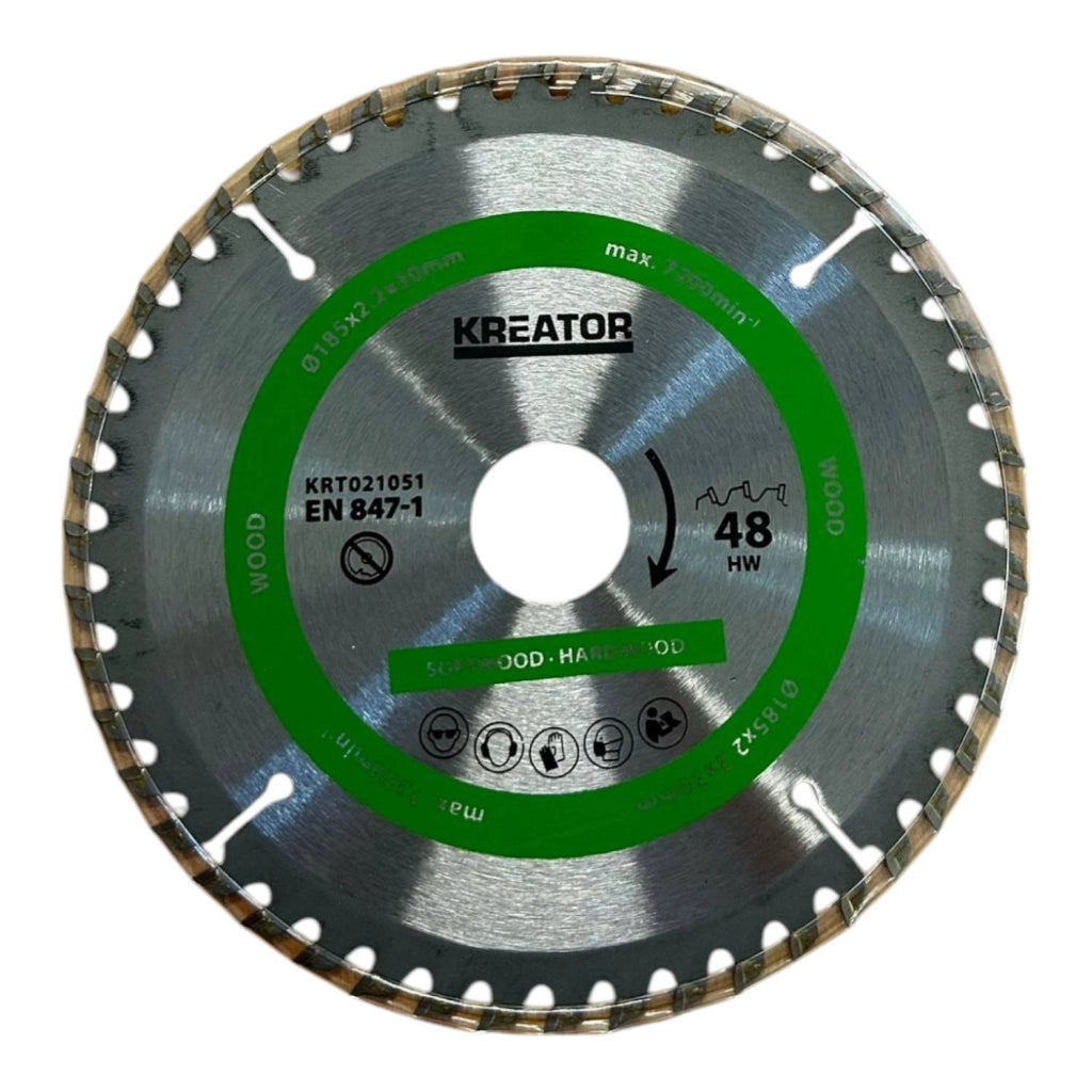 Kreator-Lama di sega circolare per legno  Ø185X30 Mm 48 denti