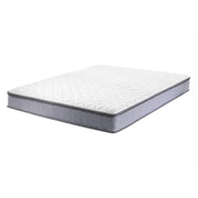 Materasso a molle insacchettate bianco con tessuto grigio matrimoniale 140 x 200 cm medio Firm