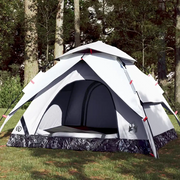 Tenda 4 Persone Bianca in Tessuto Oscurante a Rilascio Rapido 4004184