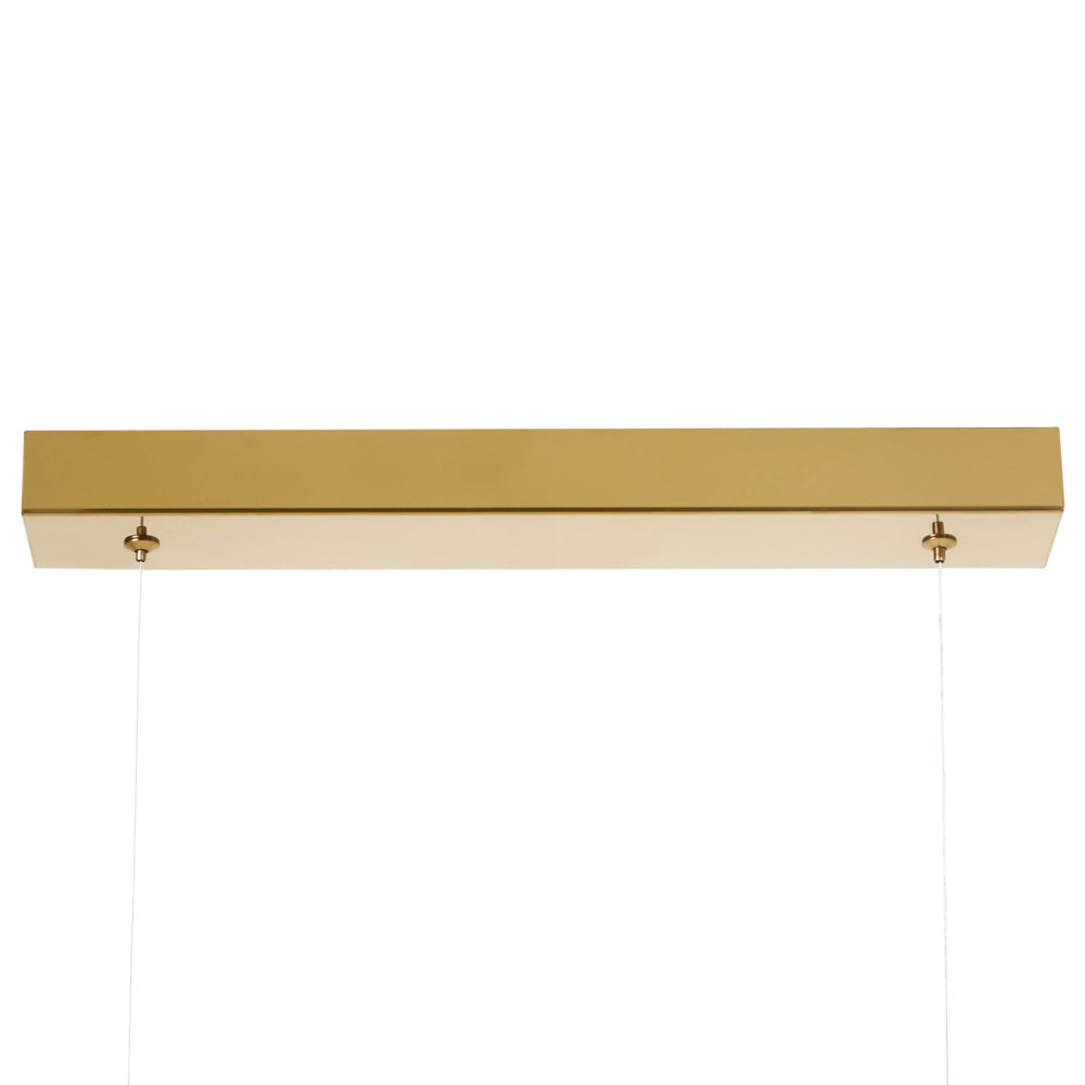 Lampadario con luce LED integrata paralume in metallo dorato novità ondulata illuminazione moderna a sospensione