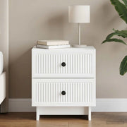 Armadio da Notte con cassetto Bianco 43 x 34,5 x 47,5 cm 893835