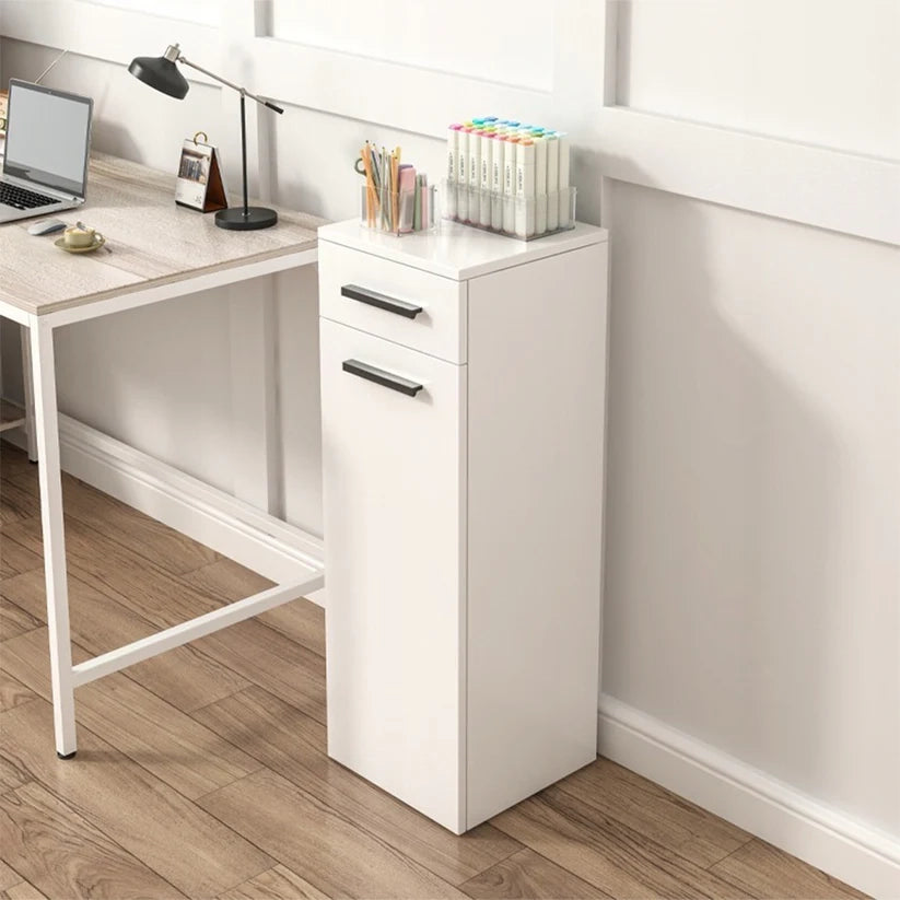Libreria Bianca 30x30x85 cm Ideale per Ogni Ambiente