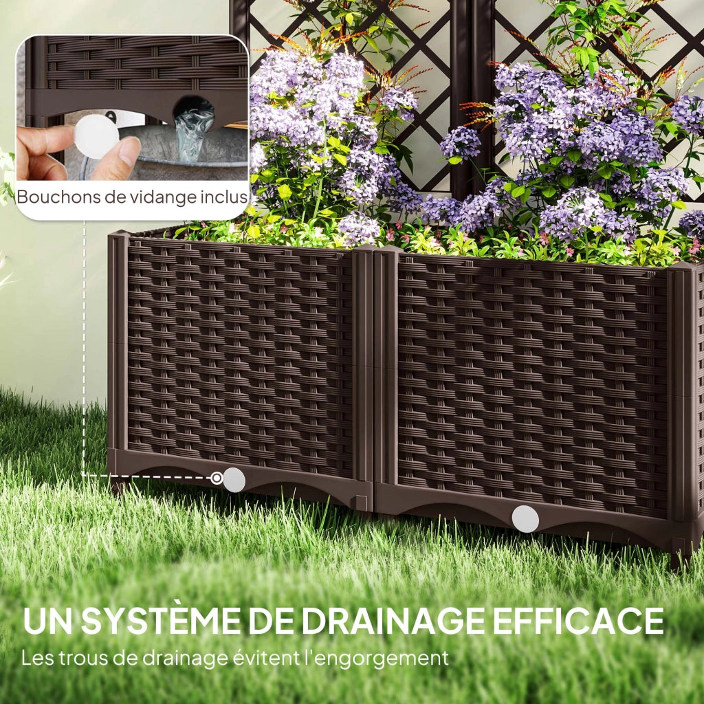 Letto a soppalco in legno con contenitore ¨C zephmum ¨C marrone 80x40x135 cm
