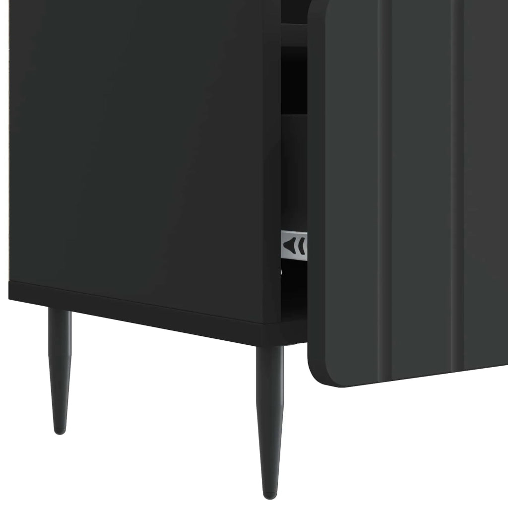 Mobile TV Nero 102 x 34,5 x 50 cm Legno ingegnerizzato 894446