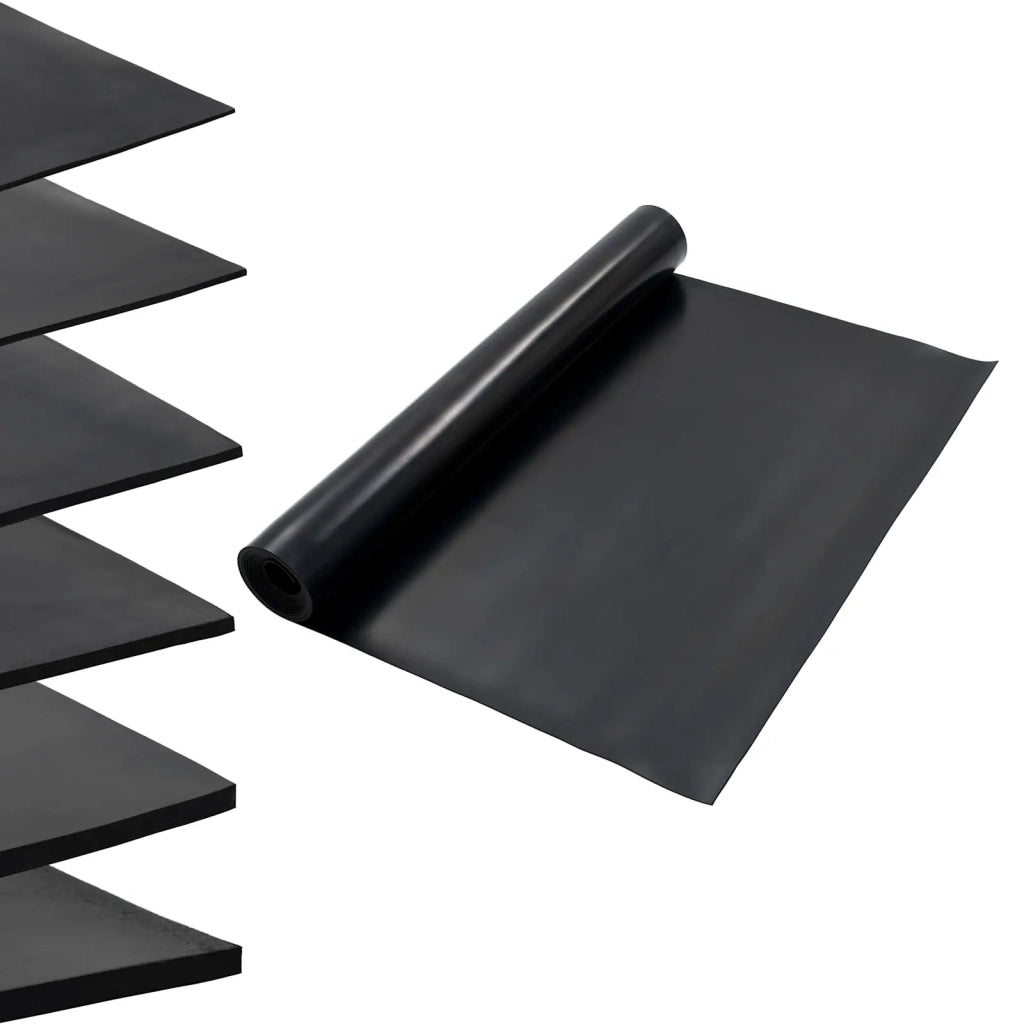 Tappeto per pavimento Nero 1,2 x 5 m Gomma
