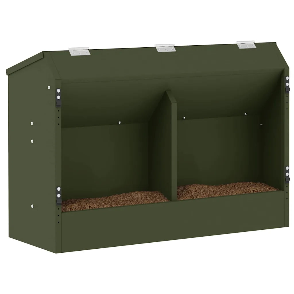 Mangiatore per conigli Verde oliva 64.5 x 25.5 x 45.5 cm CFW9607087